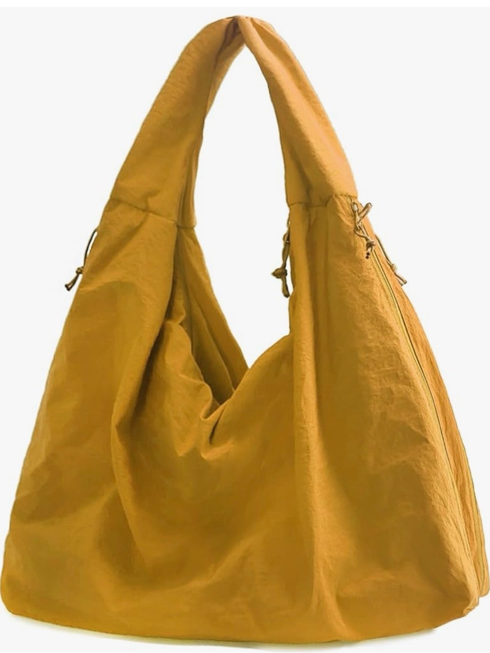 Mustard Hobo Shoulder Bag - Women's Everyday Tote